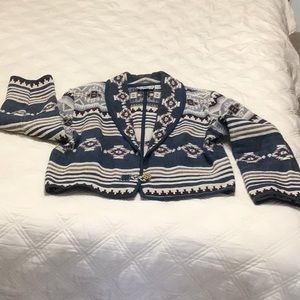 FLASHBACK Ladies LARGE Jacket in AZTEC Pattern